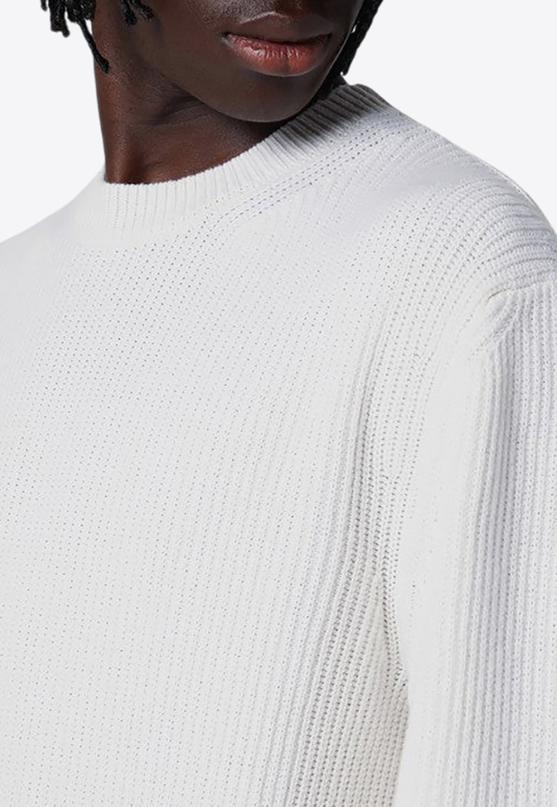 ZEGNA Oasi Ribbed Cashmere Sweater White 110UEK81A8/P_ZEGNA-N91