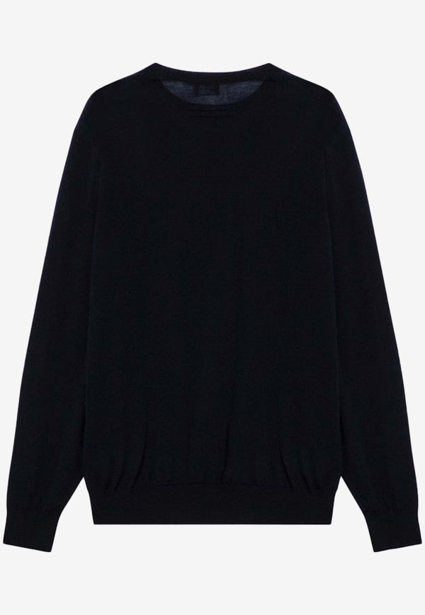 ZEGNA Basic Crewneck Sweater Blue 110UEM00A8/P_ZEGNA-B09