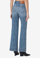 Victoria Beckham Alina Wide-Leg Jeans Blue 1124DJE005218DDE/Q_VIBEC-WB