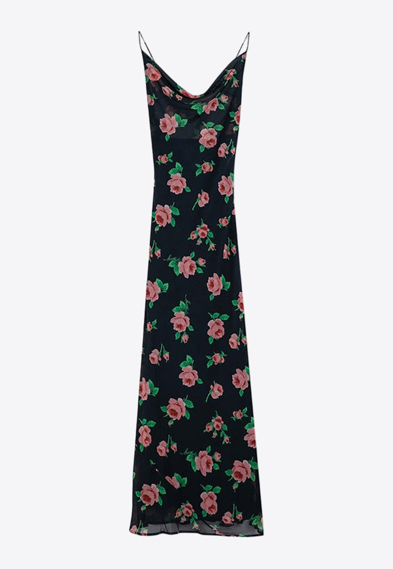 ROTATE Cowl-Neck Floral Maxi Dress 1125482961PL/P_ROTAT-2961