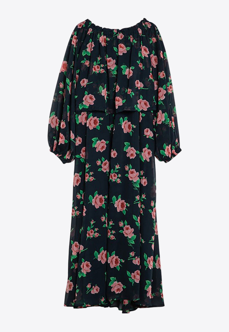 ROTATE Off-Shoulder Floral Maxi Dress 1125512961PL/P_ROTAT-2961