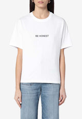 Victoria Beckham Be Honest T-shirt White 1125JTS006137ACO/Q_VIBEC-WHT