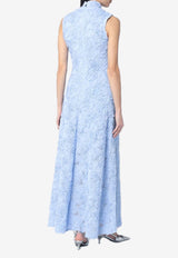 ROTATE Flower Embroidered Midi Dress Light Blue 1136172322PL/Q_ROTAT-2322