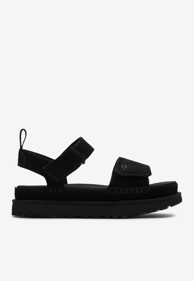 UGG Goldenstar Leather Flat Sandals Black 1136783SUE/O_UGG-BLK