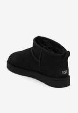 UGG Classic Ultra Mini Suede Boots Black 1137391SUE/N_UGG-BLK