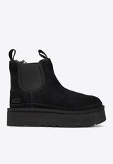 UGG Kids Girls Neumel Platform Chelsea Boots Black 1143710KSUE/N_UGG-BLK