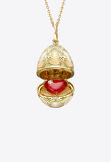 Fabergé Heritage Surprise Locket Necklace in 18-karat Yellow Gold Gold 1151FP2762