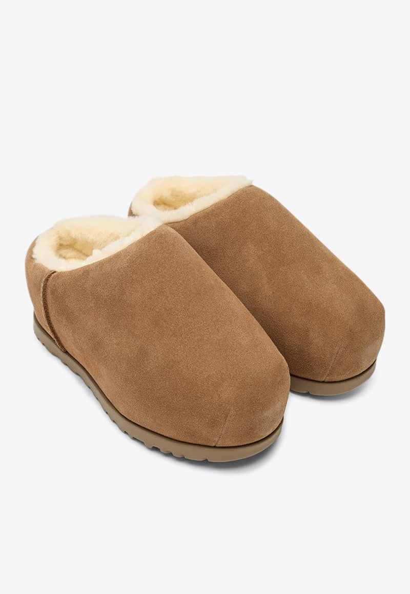 UGG Pumped Suede Slippers Brown 1158215SUE/P_UGG-CHE