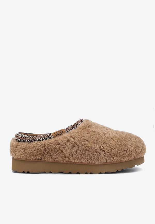 UGG Tasman Maxi Curly Flat Mules Chestnut 1158356EF/P_UGG-CHE