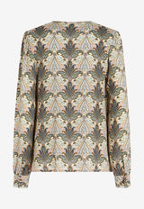 Etro Paisley Long-Sleeved Blouse 11786-5065 0001 Multicolor