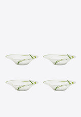 TAITÙ Life In Green Soup Plate - Set of 4 Green 12-13-5