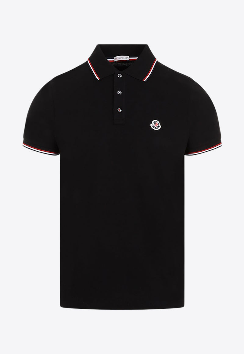 Logo-Patch Polo T-shirt