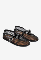 Fishnet Ballet Flats