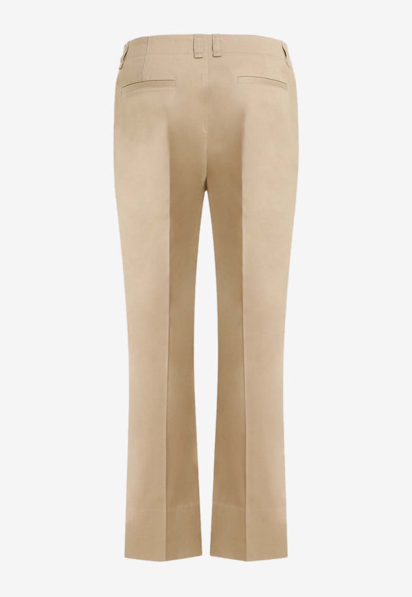 Straight-Leg Tailored Pants