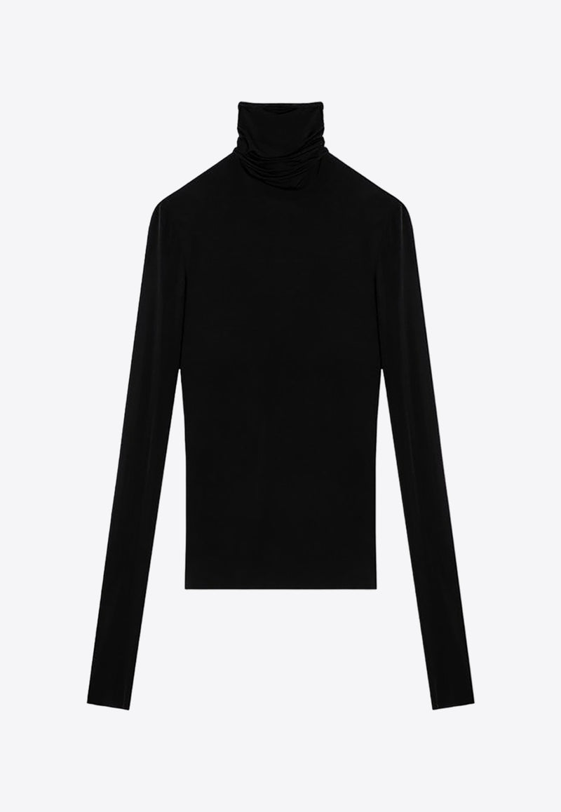 Philosophy Di Lorenzo Serafini High-Neck Ribbed Sweater Black 12057124/P_PHILO-V0555