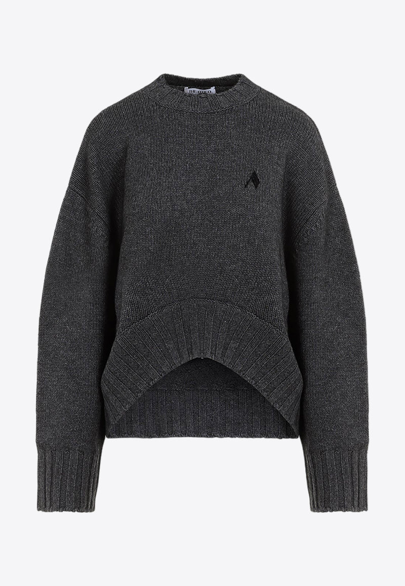 Asymmetric Wool Cashmere Sweater