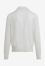 Long-Sleeved Cashmere Polo