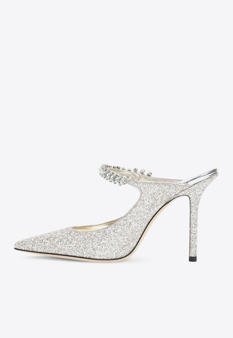 Bing 100 Crystal-Embellished Mules