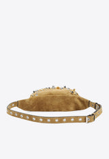 Nellcote Crystal-Embellished Suede Belt Bag