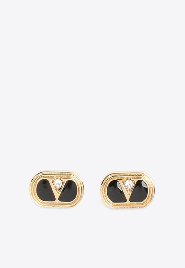 Ovalette Crystal-Embellished Earrings