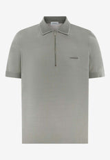 Salvatore Ferragamo Short-Sleeved Polo T-shirt 122327 H 776279 ASH GREY Gray