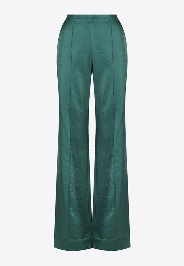 Shona Joy Miramare Metallic Flared Pants 1235262GREEN