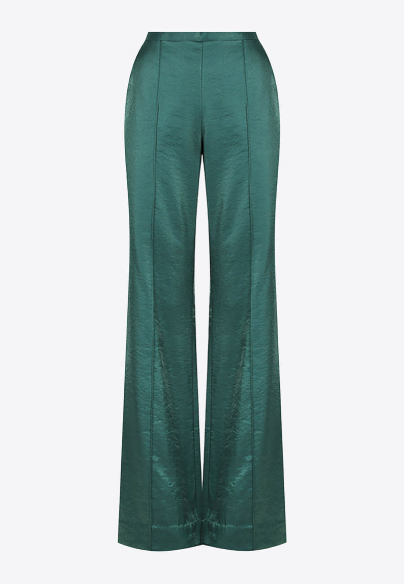 Shona Joy Miramare Metallic Flared Pants 1235262GREEN