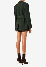 Shona Joy Irena Single-Breasted Oversized Blazer Dark Green 1242263GREEN