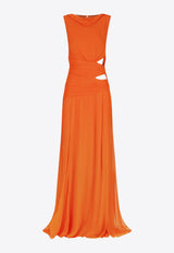 Shona Joy Layla Cut-Out Maxi Dress Orange 1244028ORANGE