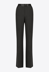 Shona Joy Adri Straight-Leg Tuxedo Pants Black 1244265BLACK