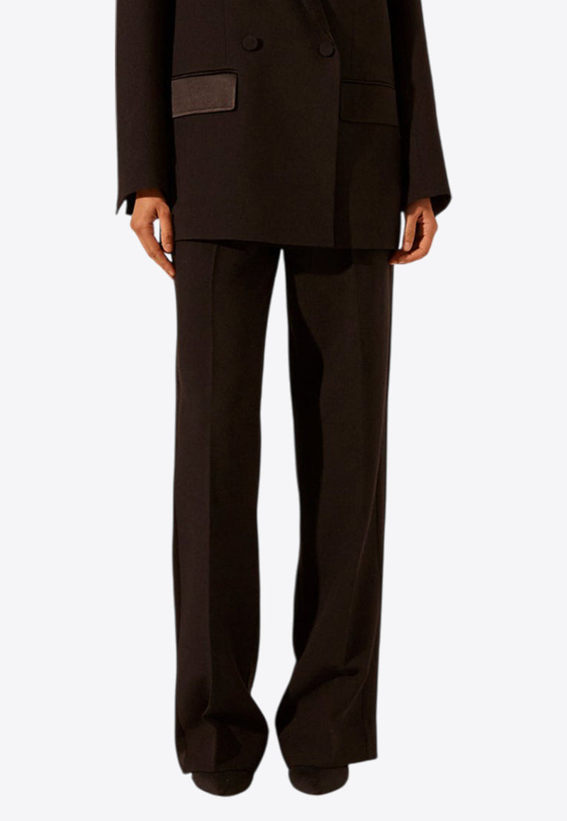 Shona Joy Adri Straight-Leg Tuxedo Pants Black 1244265BLACK