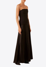 Shona Joy Adri Strapless Paneled Maxi Dress Black 1244268BLACK