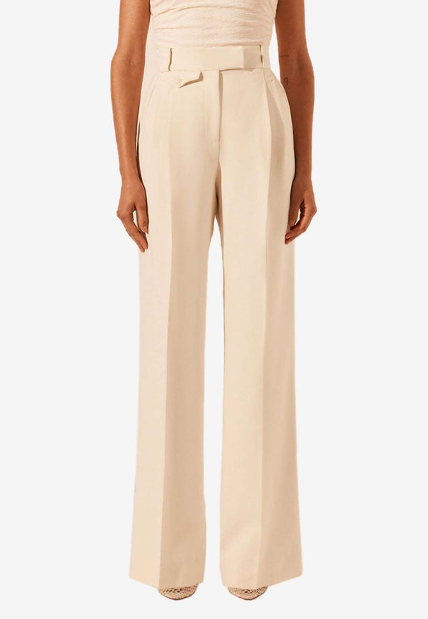 Shona Joy Irena High-Rise Tailored Pants Cream 1244279CREAM