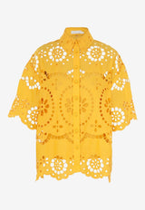 Zimmermann Pop Embroidered Shirt 1248TSS244YELLOW