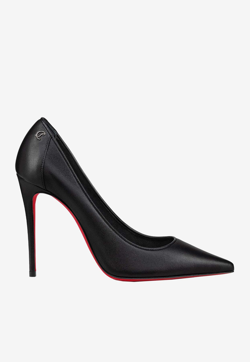 Christian Louboutin Sporty Kate 100  Nappa Leather Pumps Black 1250032-B439-BLACK