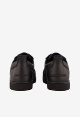 Christian Louboutin Louis Junior Leather Low-Top Sneakers Black 1250203LE/Q_LOUBO-BK01