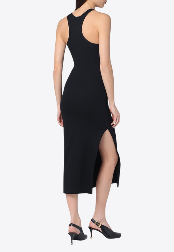 Courrèges Ribbed Midi Dress Black 125JRO586JS0194/Q_COURR-9999