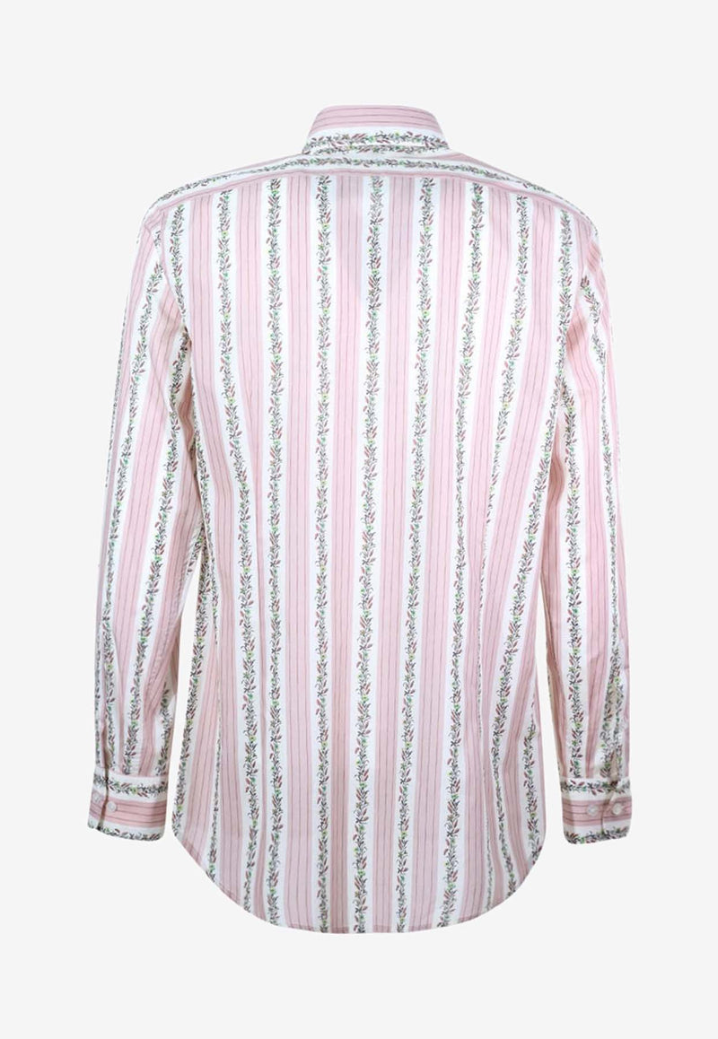 Etro Striped Print Shirt 12908-5739 0651 Multicolor