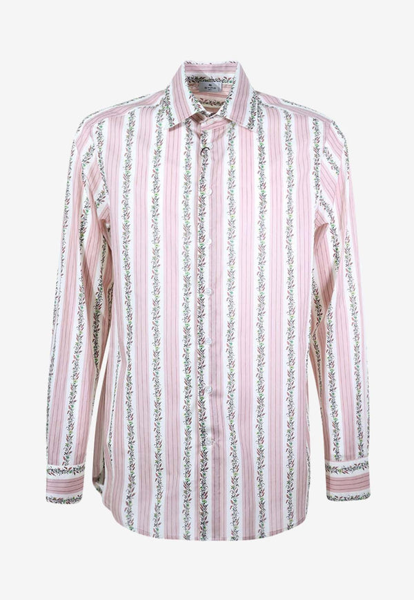 Etro Striped Print Shirt 12908-5739 0651 Multicolor