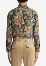 Etro Ornamental Paisley Print Shirt 12908-5751 0500 Multicolor