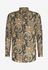 Etro Ornamental Paisley Print Shirt 12908-5751 0500 Multicolor