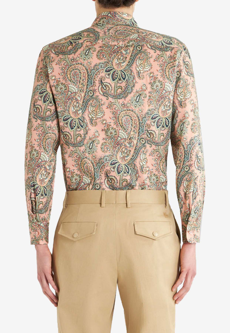 Etro Ornamental Paisley Print Shirt 12908-5751 0650 Multicolor