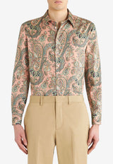 Etro Ornamental Paisley Print Shirt 12908-5751 0650 Multicolor