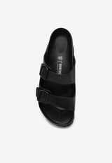 Birkenstock Arizona Double-Buckle Slides 129423DPVC/O_BIRKE-BLK