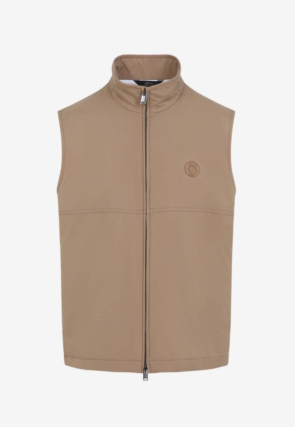 Logo Zip-Up Gilet