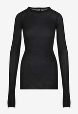 Long-Sleeved Rib Top