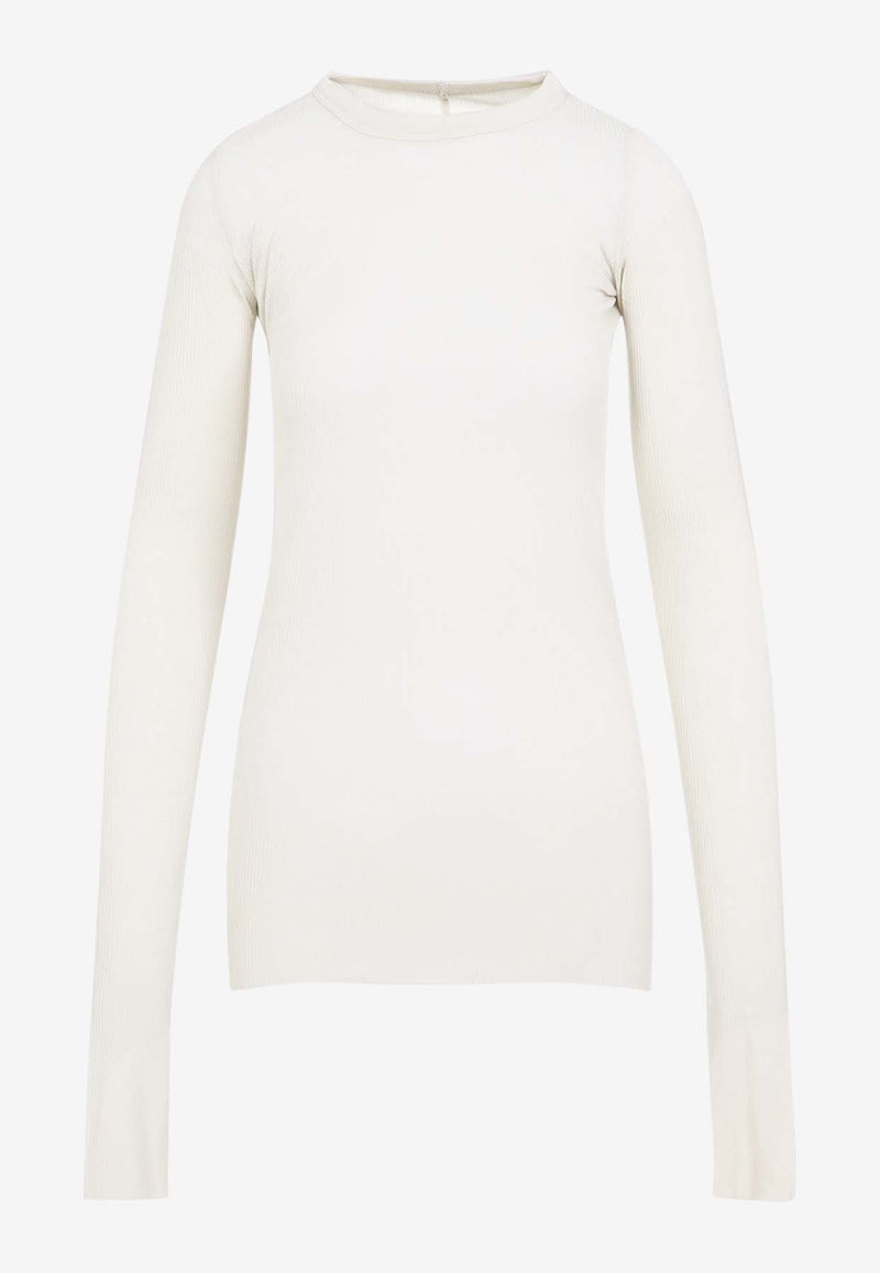 Long-Sleeved Rib Top