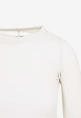 Long-Sleeved Rib Top