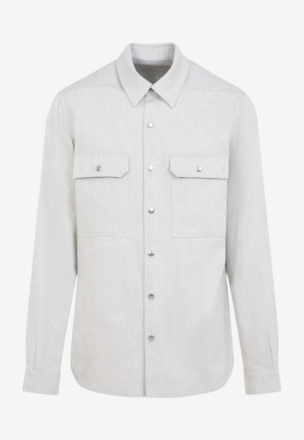 Long-Sleeved Overshirt