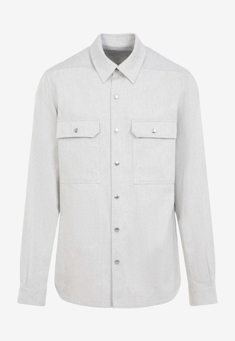 Long-Sleeved Overshirt